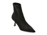 Botine elegante EPICA negre, 26R530, din material textil