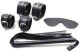 Set Bondage Toyz4Lovers "Fetish Art" 6 Piese - Negru