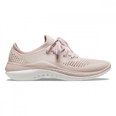 Pantofi Crocs LiteRide 360 Pacer W Roz - Pink Clay/White foto