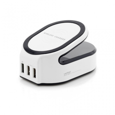 Accesorii auto si calatorie Vetter All in One Charging Station, Wireless Charger with Smart and Quick Charge 3.0 foto