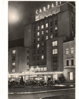 CPI B 11170 CARTE POSTALA - BRASOV, HOTELUL CARPATI, RPR foto