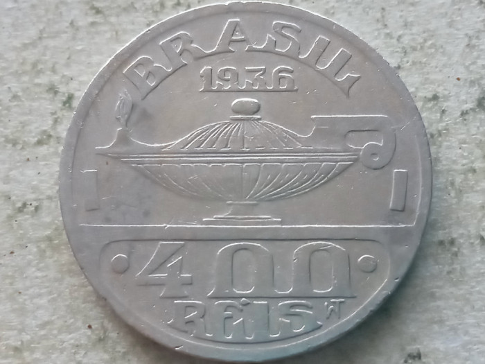 BRAZILIA-400 REIS 1936
