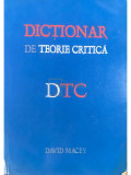 David Macey - Dicționar de teorie critică (editia 2008)