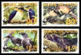 COOK ISLANDS 2005 WWF FAUNA PROTEJATA PASARI