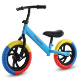 Bicicleta fara pedale Balance Happy Baby albastru, Oem