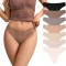 Set 7 chiloti pentru femei SHARICCA, tanga fara cusaturi, multicolor, XL - OUTLET