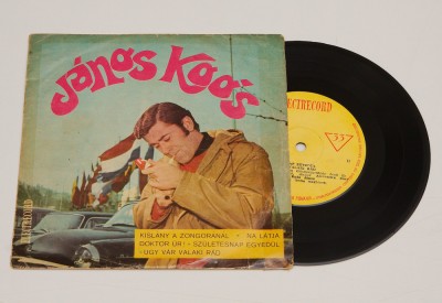 J&amp;aacute;nos Ko&amp;oacute;s &amp;ndash; Kisl&amp;aacute;ny A Zongor&amp;aacute;n&amp;aacute;l - disc vinil vinyl mic 7&amp;quot; foto