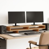 vidaXL Suport monitor, stejar artizanal, 100x27x15 cm, lemn prelucrat 854759