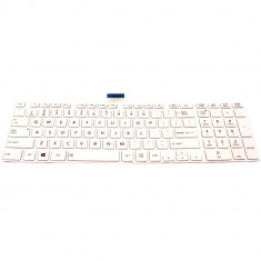 Tastatura laptop, Toshiba, Satellite L55T, alba