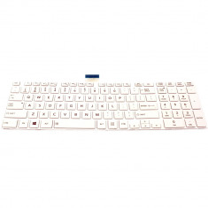 Tastatura laptop, Toshiba, Satellite C70D-B, alba