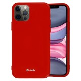 Husa TPU Goospery Jelly pentru Apple iPhone 12 / Apple iPhone 12 Pro, Rosie