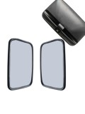 Cumpara ieftin Set 2 bucati Oglinda universal exterioara laterala pentru vedere din spate 300 mm x 183 mm pentru camion, autobuz, utilaje de constructii si agricole,