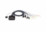 Switch KVM 2 porturi DisplayPort USB, ATEN CS22DP