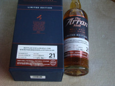 Whisky Single Malt ARRAN Malt Limited Edition (531 exemplare) 21 Ani - 700 ml foto