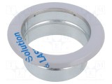 Accesorii: rozetă argintie oţel zincat &Oslash;100mm