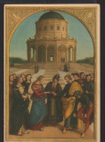 CPIB 16725 CARTE POSTALA - RAFFAELLO SANZIO - SPOSALIZIO DI MARIA VIRGINE MOLANO, Necirculata, Printata