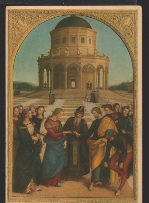 CPIB 16725 CARTE POSTALA - RAFFAELLO SANZIO - SPOSALIZIO DI MARIA VIRGINE MOLANO foto