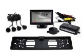 Kit asistenta parcare AMiO cu camera CAM-402, monitor 4,3 inch si 4 senzori