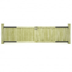 Porti de gradina, 2 buc., 300 x 75 cm, lemn de pin tratat GartenMobel Dekor