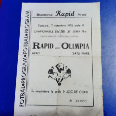 program Rapid Arad - Olimpia SM