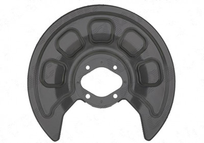 Protectie stropire disc frana Volkswagen Caddy Iii/Life (2k), 03.2004-06.2015 2wd, Spate, Stanga=Dreapta, metal foto