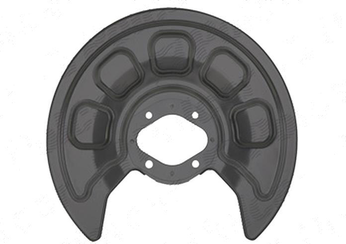 Protectie stropire disc frana Volkswagen Caddy Iii/Life (2k), 03.2004-06.2015 2wd, Spate, Stanga=Dreapta, metal