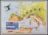 Gibraltar MNH 1978 - GIbraltar din spatiu harta satelit