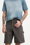 ZADIG&amp;VOLTAIRE pantaloni scurți bărbați, culoarea maro, WMBS01064