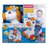 Winfun Balansoar Calut 2in1 Interactiv pentru Copii 12-36 Luni, Jucarie Muzicala cu Lumini