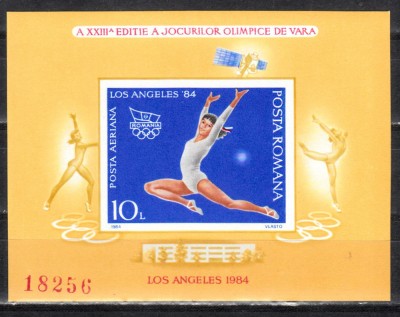 A11 TX2 12 - 1984 - JO de vara Los Angeles - colita nedantelata - Gimnastica foto