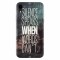 Husa silicon pentru Apple Iphone XR, Silence Speaks When Word Cannot