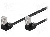 Cablu patch cord, Cat 5e, lungime 2m, F/UTP, Goobay - 96079 foto
