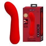 Vibrator punct G Pretty Love Faun rosu 15 cm