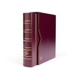 Album Optima Clasic in cutie de protectie, fara folii, visiniu