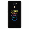 Husa silicon pentru Huawei Nova Lite Plus, Jesus Paints A Smile In Me