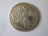 Rar! Jeton 6 Mark/Sex-Taler aUNC,Sex in Deutschland-Germania Democrata 1993,diametrul=31 mm