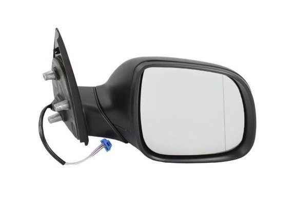 Oglinda usa exterioara VW Amarok, 01.202012, partea Dreapta, reglare electrica; carcasa neagra; incalzit; sticla convexa; geam cromat; MKSW68,