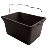 Galeata dreptunghiulara, gradata, PVC, neagra, 12 L, Painter