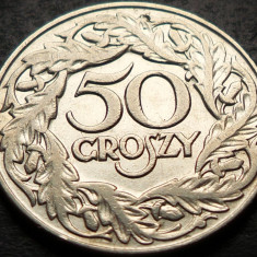 Moneda istorica 50 GROSZY - POLONIA, anul 1923 * cod 5334