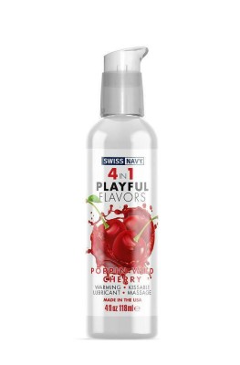 Lubrifiant Playful 4 in 1 Aroma Cirese Salbatice 118ml foto