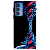 Husa compatibila cu Motorola Edge 20 model Twisted glass, Silicon, TPU, Viceversa, Transparent, Carcasa