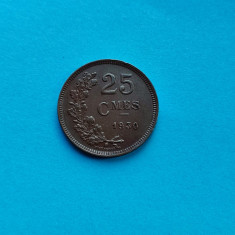 25 Centimes 1930 Luxemburg-stare buna-patina-Rarut