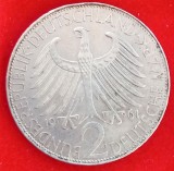 (M1517) MONEGA GERMANIA - 2 MARK 1961, LIT. J, MAX PLANCK