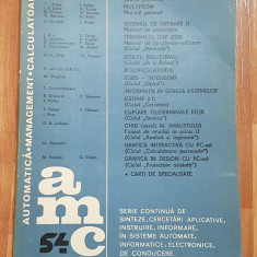 AMC 54 (Automatica. Management. Calculatoare)