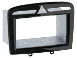 Cadru radio Peugeot 2 DIN, negru