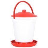 vidaXL Dozator automat de apă pentru păsări de curte, 18 L