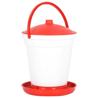 vidaXL Dozator automat de apă pentru păsări de curte, 18 L foto