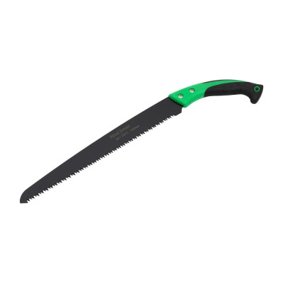 Fierastrau drept negru cu maner verde FarmGarden AgroTrade foto