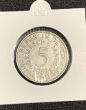 Moneda 5 mărci 1951G RFG argint