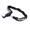Antifurt bicicleta, lant cu manson textil, 6mm x 90cm, cheie, ATT-0111, Oem